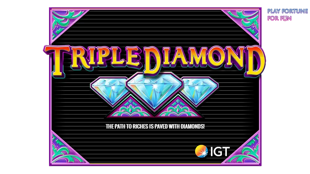 tela inicial do triple diamond