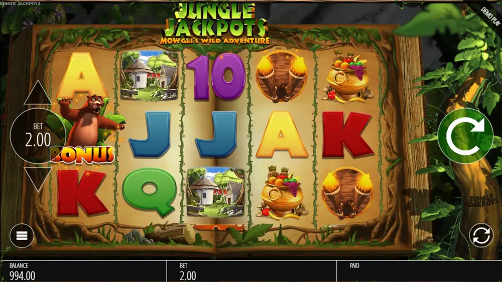 Jungle Jackpots demonstração