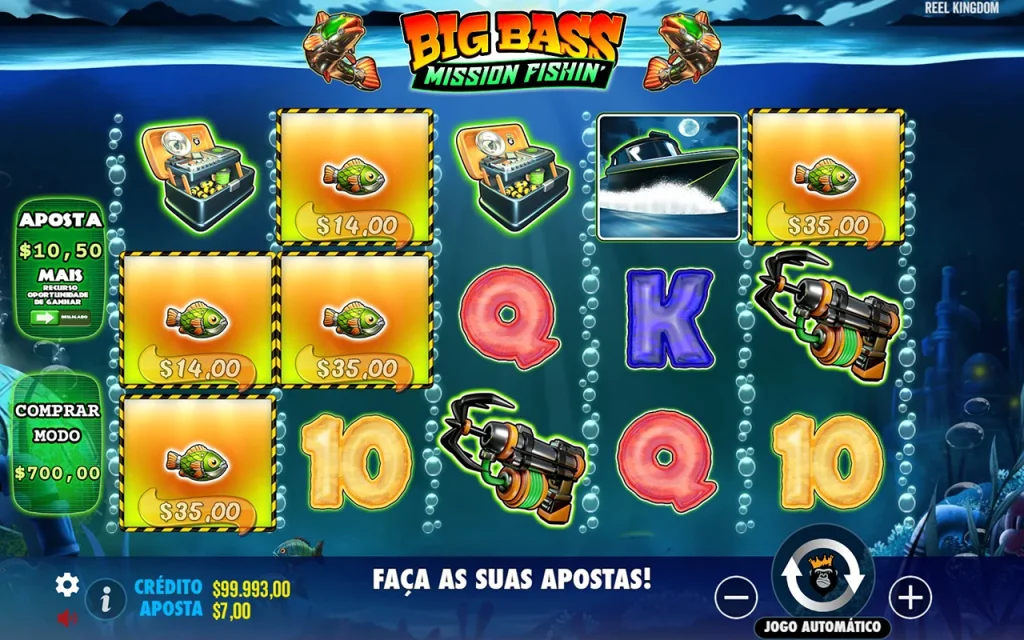 Big Bass Mission Fishin’ Jogo Grátis