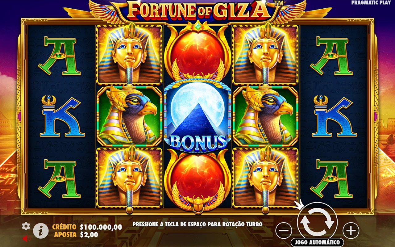 Fortune of Giza demonstração