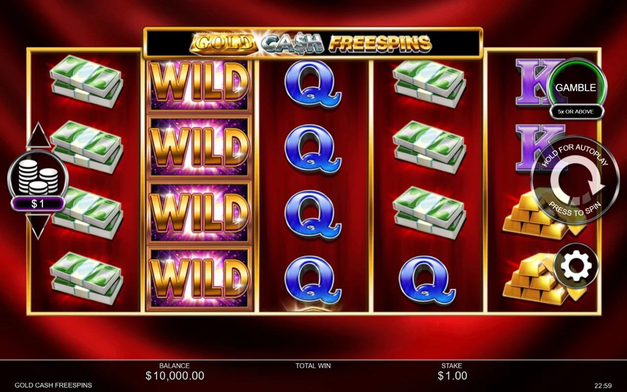 Gold Cash Free Spins demonstração