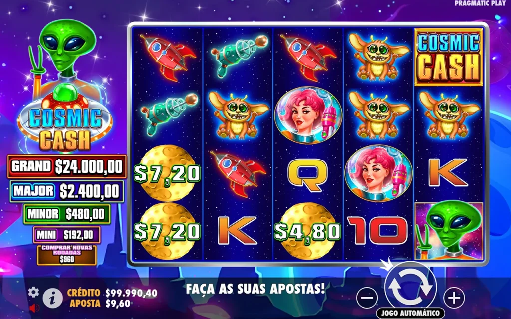 Cosmic Cash Jogo Grátis