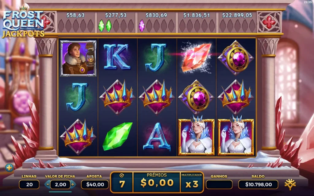 Frost Queen Jackpots Rodadas Grátis