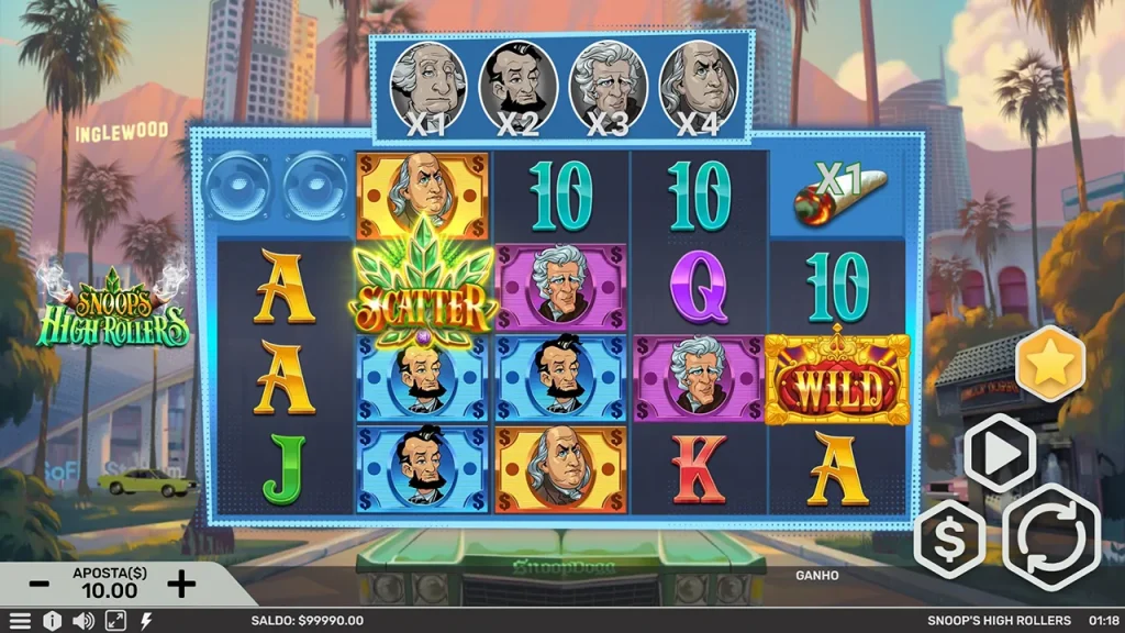 Snoop’s High Rollers Jogo Grátis