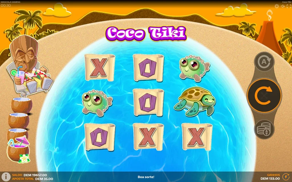 Coco Tiki Símbolos Especiais