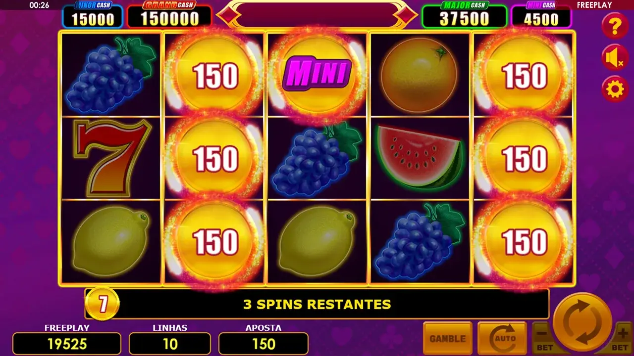 Lucky Joker 10 Cash Spins Rotações Repetidas