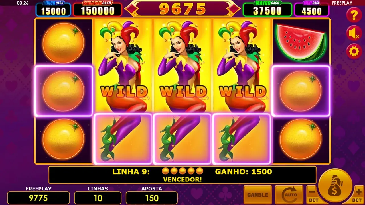 Lucky Joker 10 Cash Spins Ganhos