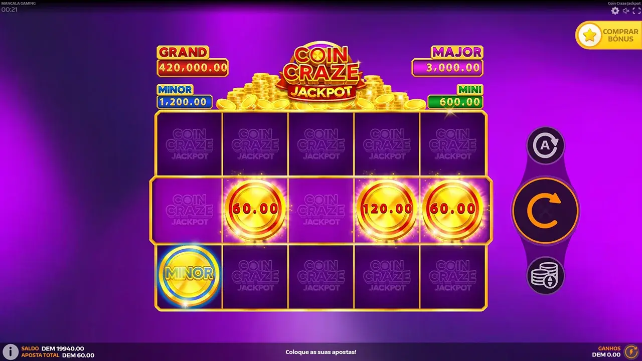 Jogar Coin Craze Jackpot Coin Craze Jackpot