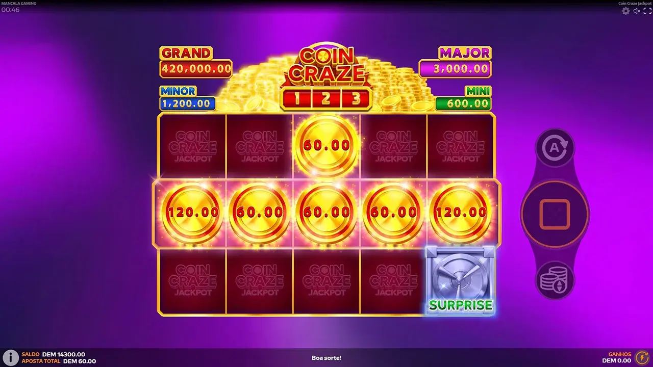 Coin Craze Jackpot Rotações Repetidas Coin Craze Jackpot Rotações Repetidas