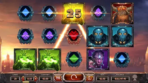 super heroes slot yggdrasil
