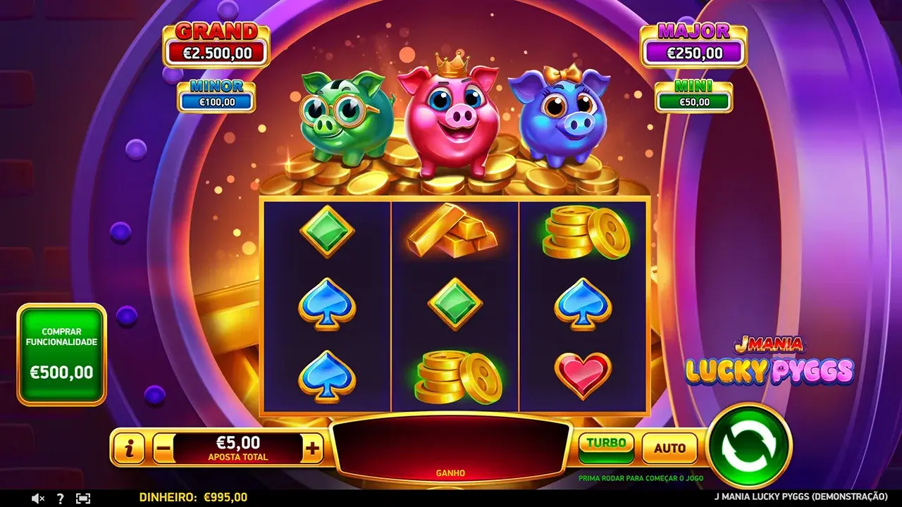 Jogar J Mania Lucky Pyggs J Mania Lucky Pyggs