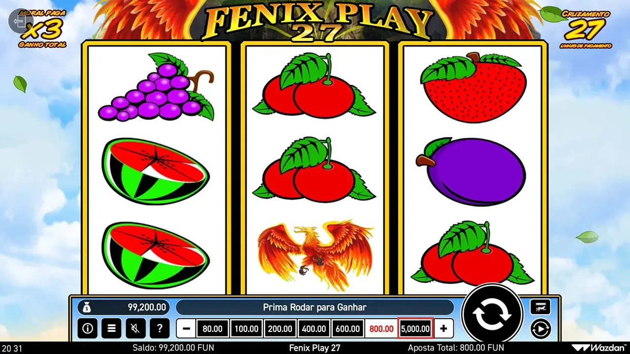 Jogar Fenix Play 27 Fenix Play 27