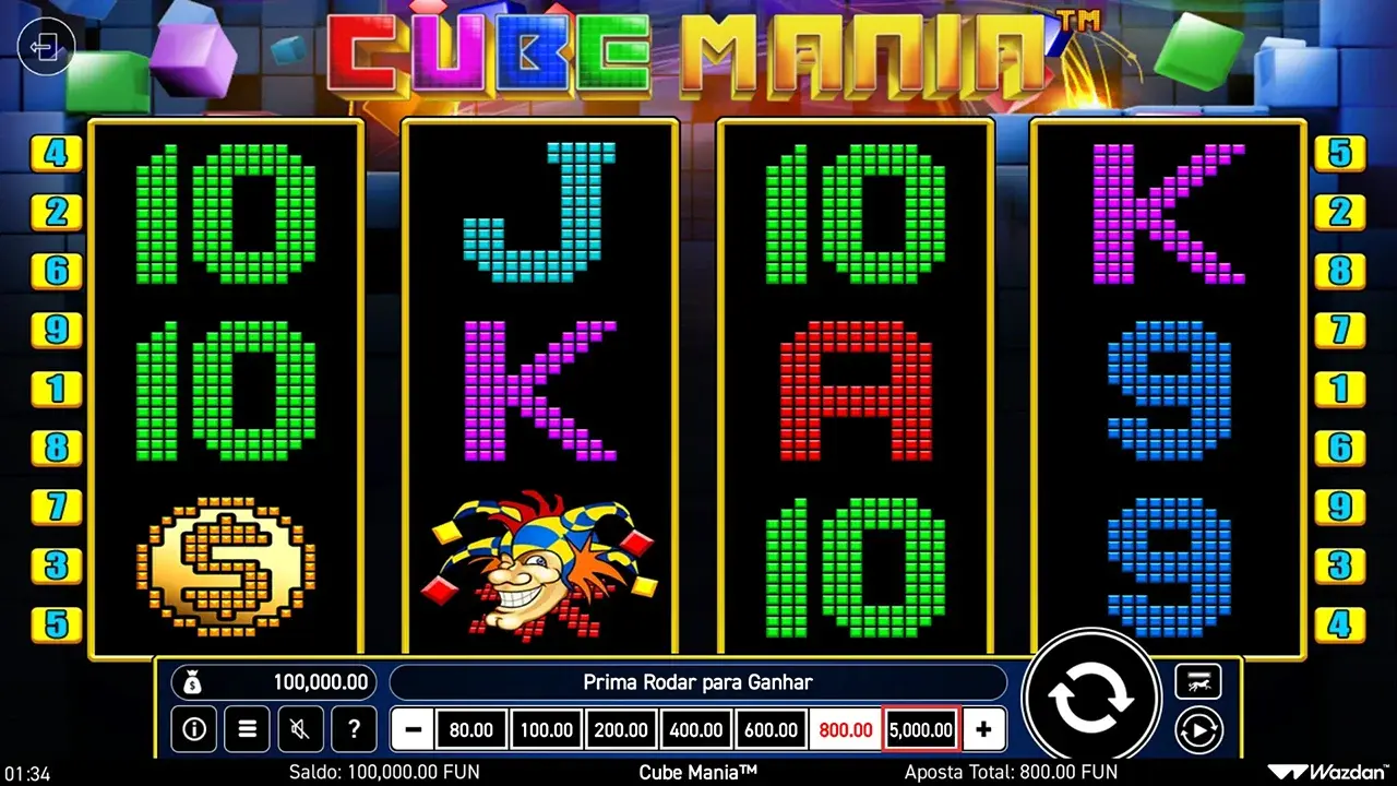 Cube Mania Símbolos Especiais