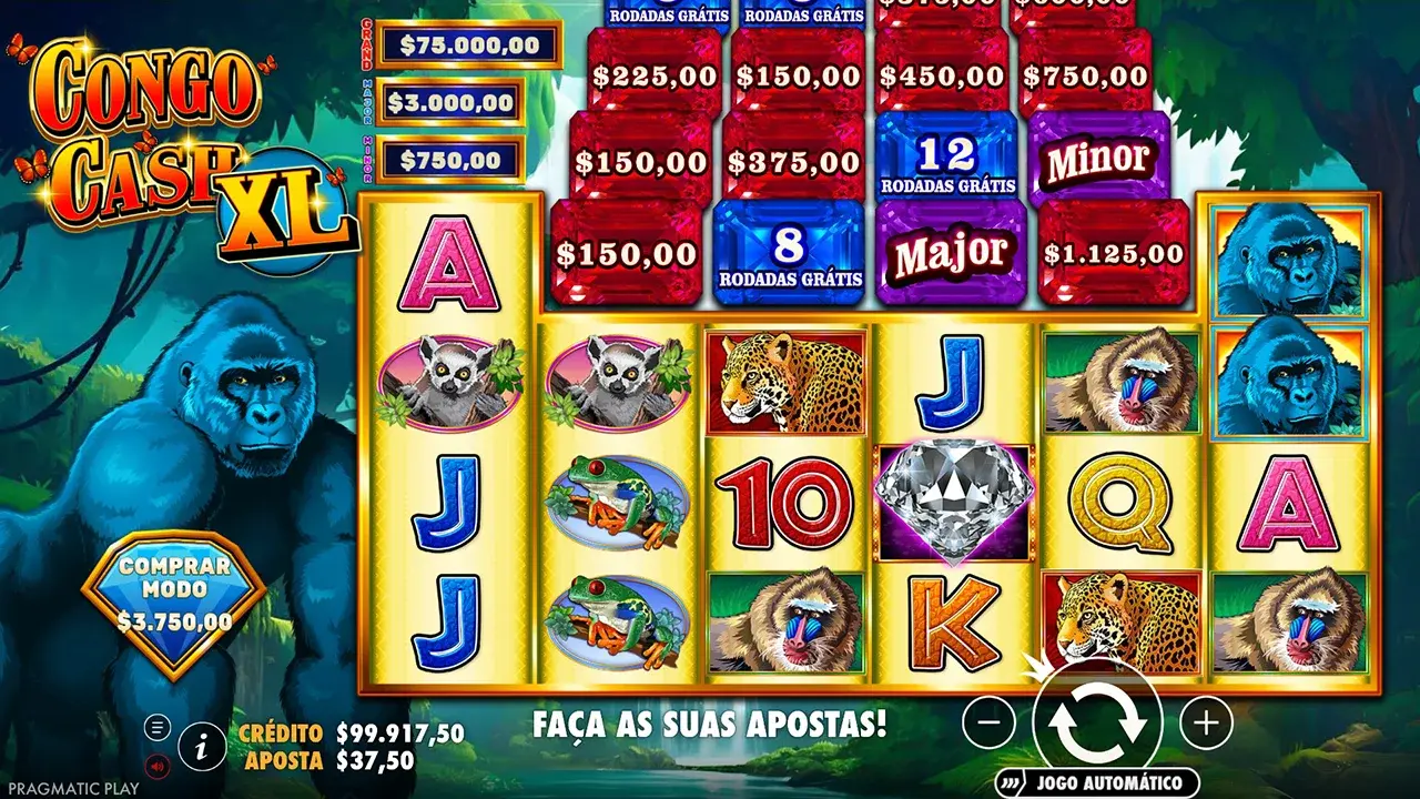 Congo Cash XL Jogo Grátis