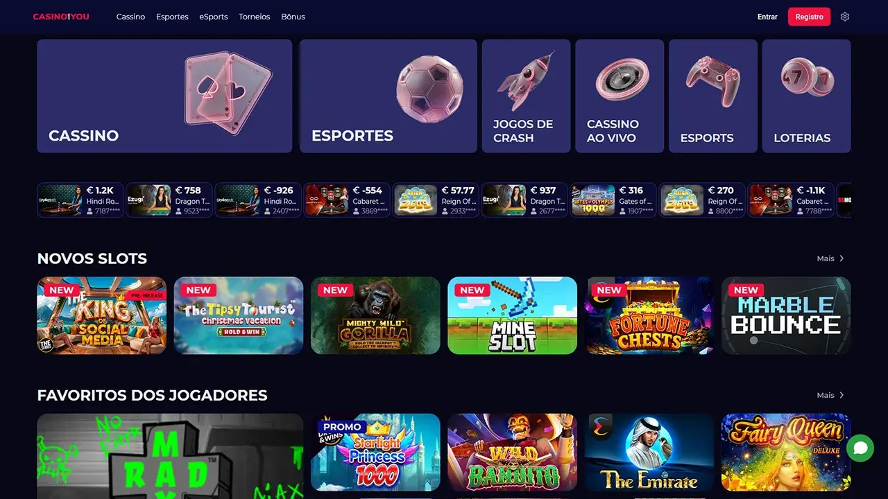 CasinoAndYou Cassino