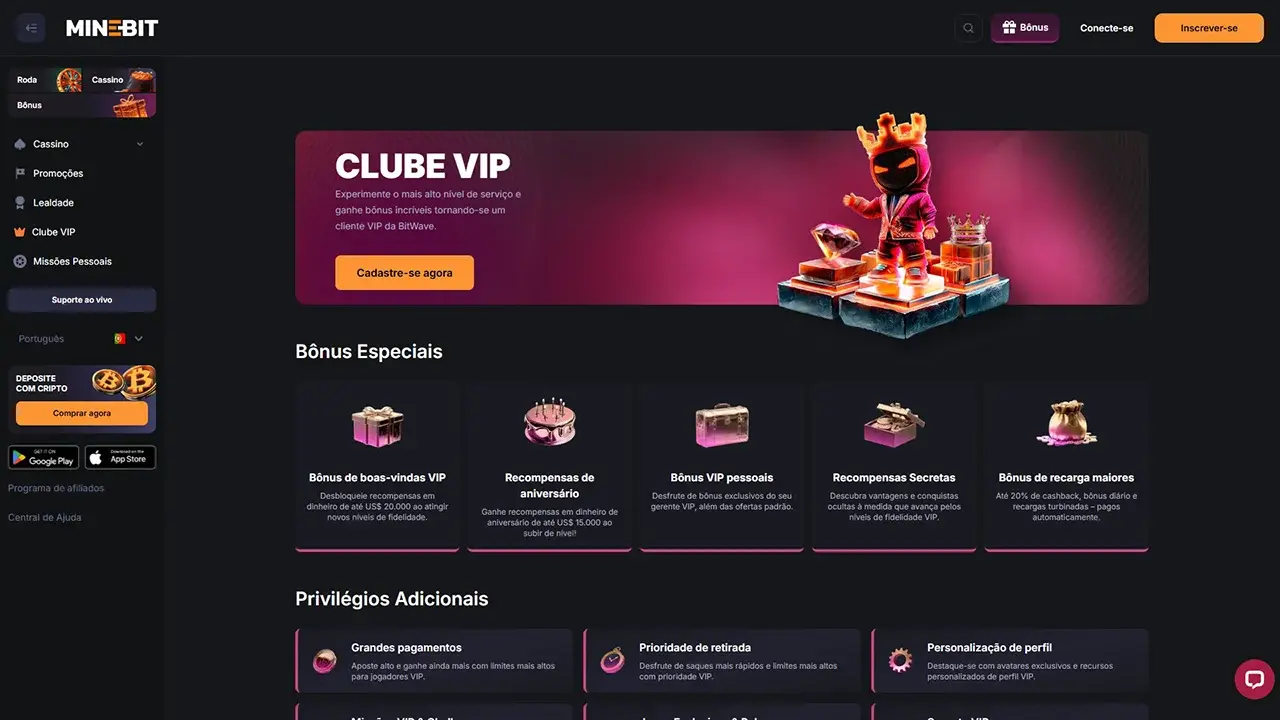 MineBit Clube VIP