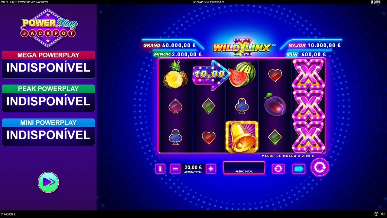 Wild Linx™ Powerplay Jackpot Jogo Grátis Wild Linx™ Powerplay Jackpot Jogo Grátis