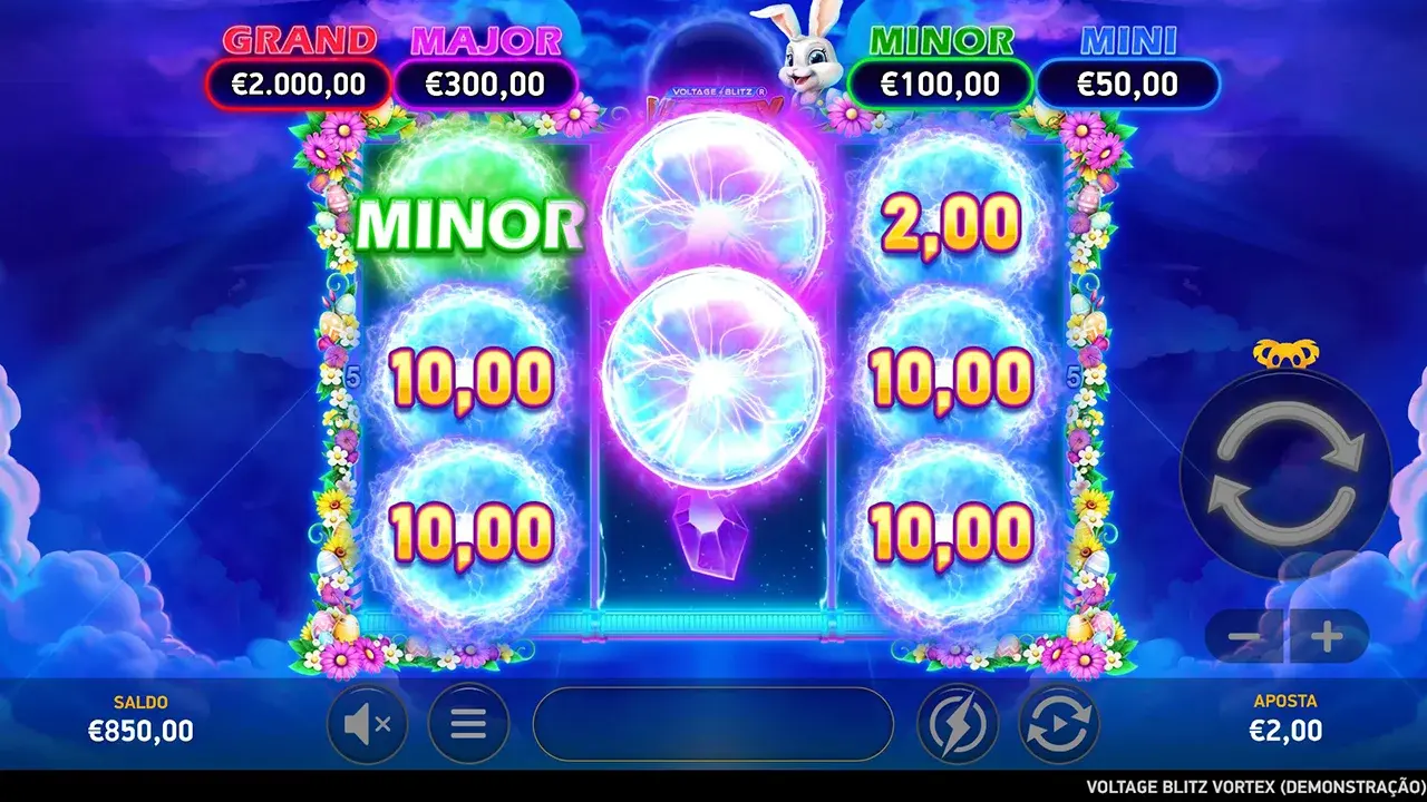 Voltage Blitz Vortex Jogo Bônus