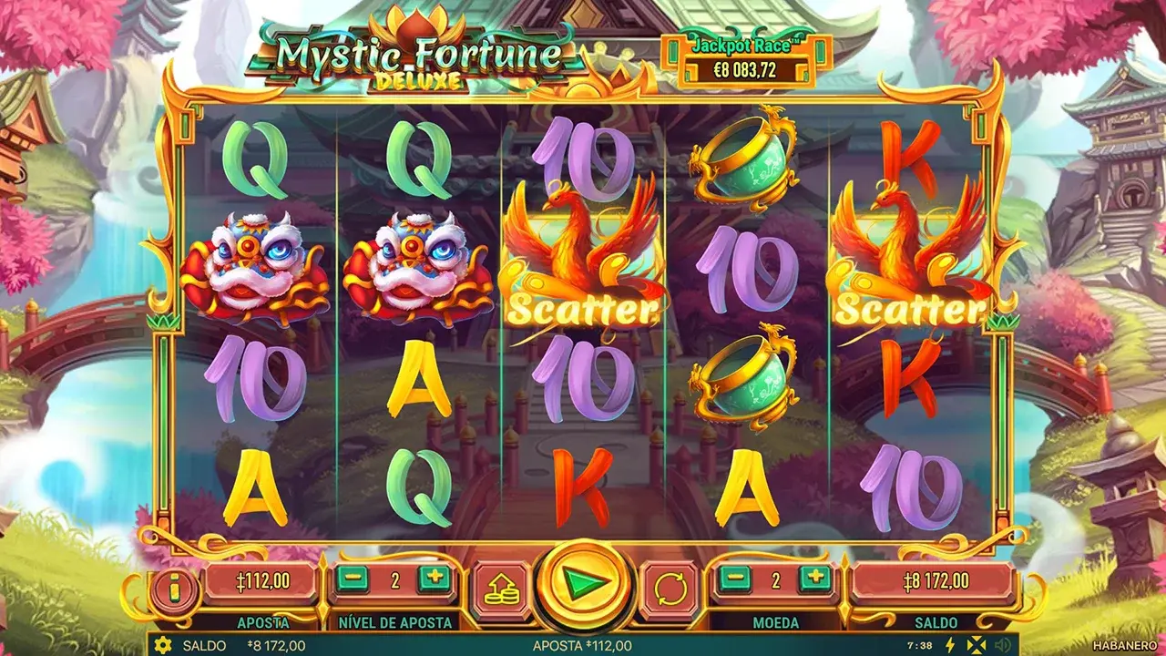 Mystic Fortune Deluxe Símbolos Especiais