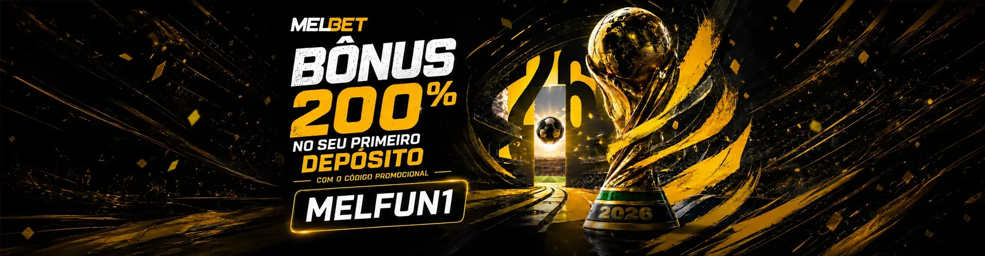 Oferta Melbet para a Copa do Mundo 2026 no Brasil