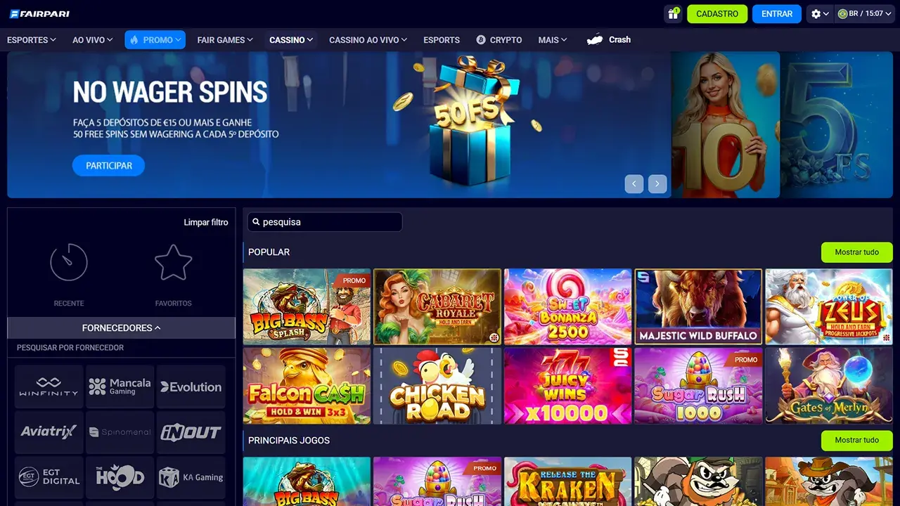 FairPari Cassino Jogos
