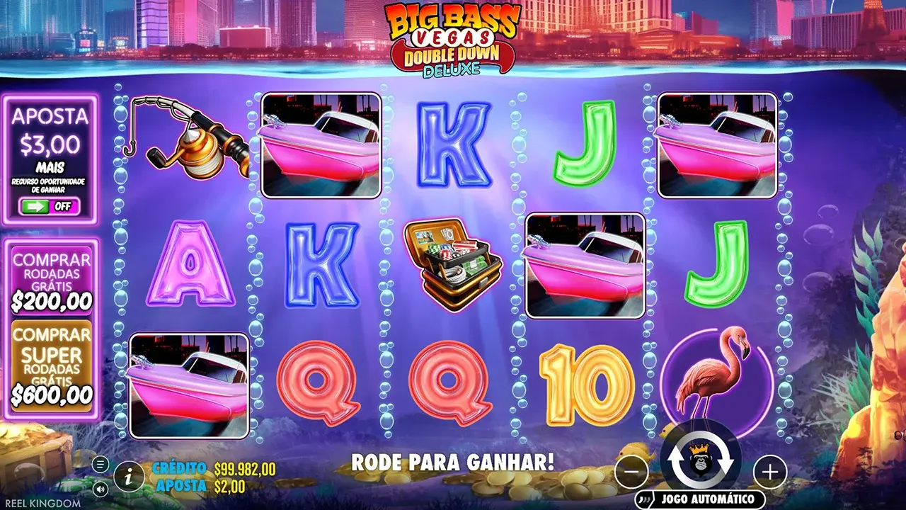 Big Bass Vegas Double Down Deluxe Jogo Grátis