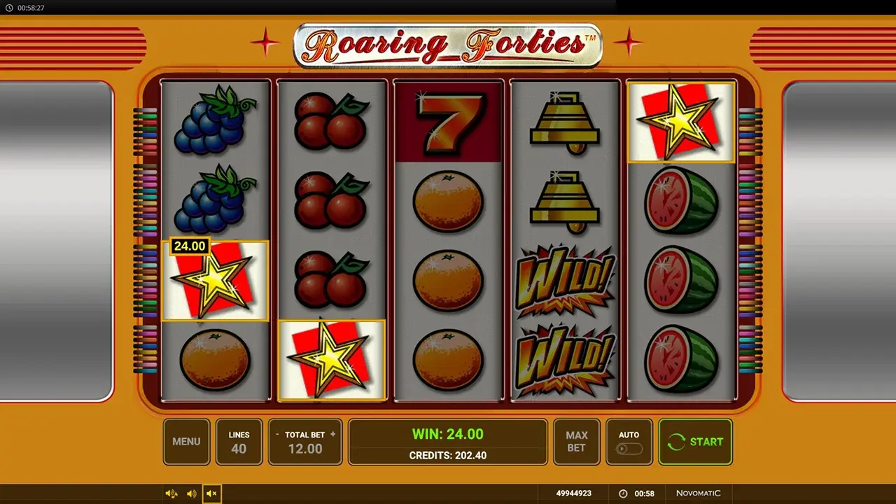 Roaring Forties Símbolo Scatter