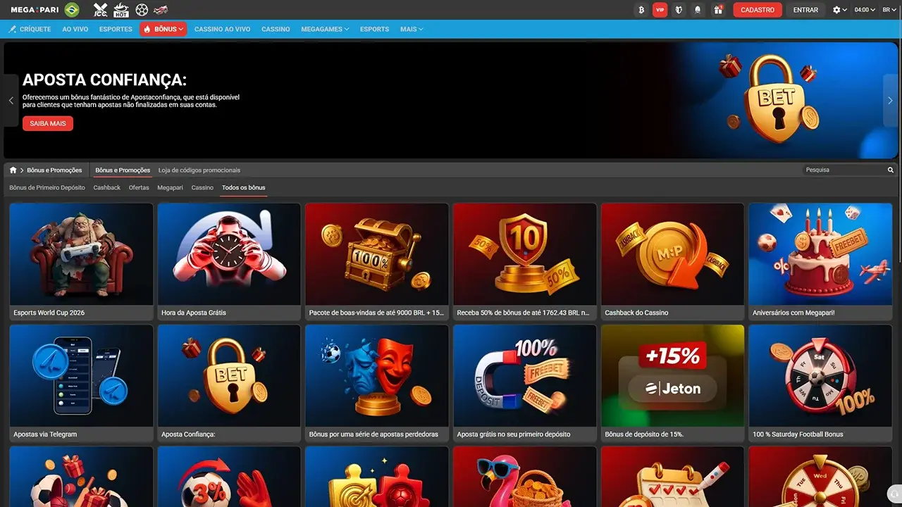 Megapari Cassino Promos Megapari Cassino Promos