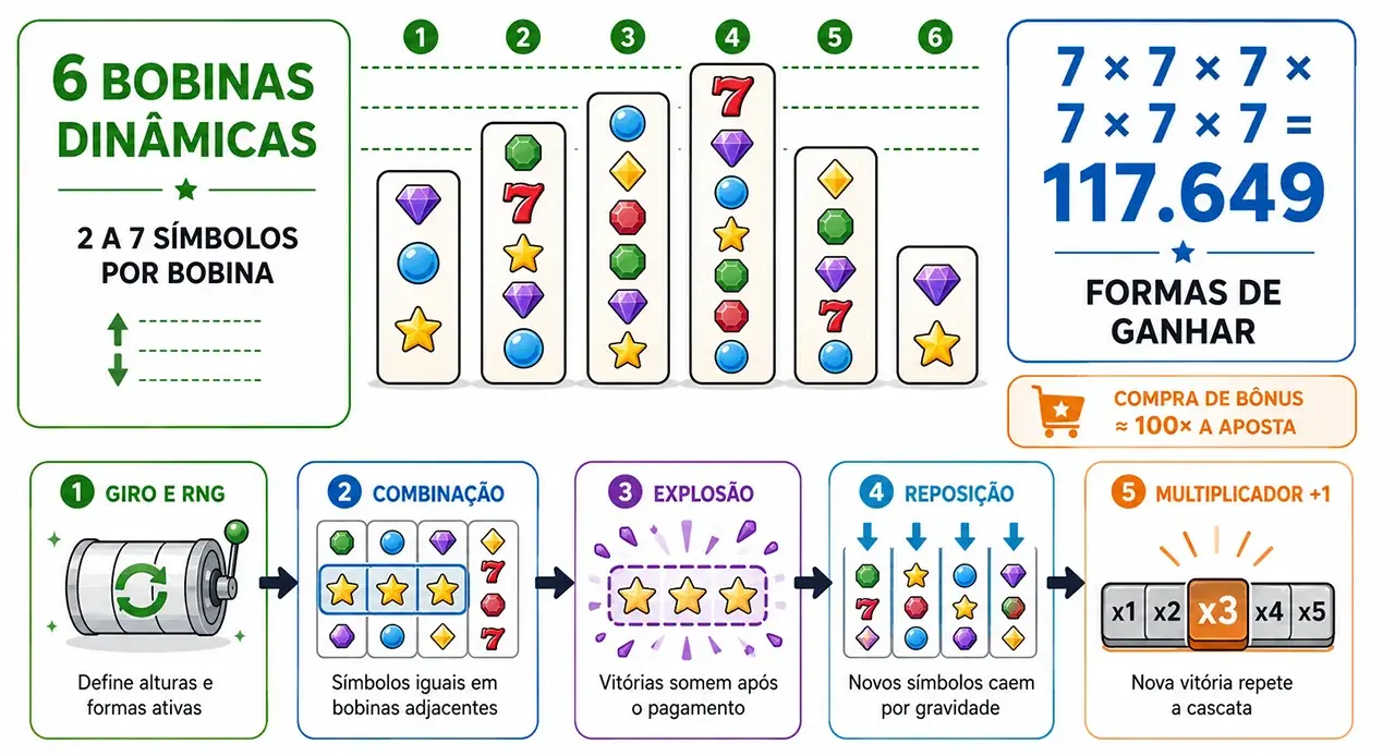 Matemática da mecânica Megaways