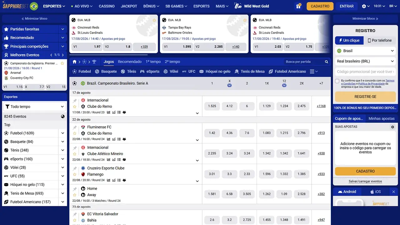 SapphireBet Cassino Apostas Esportivas SapphireBet Cassino Apostas Esportivas