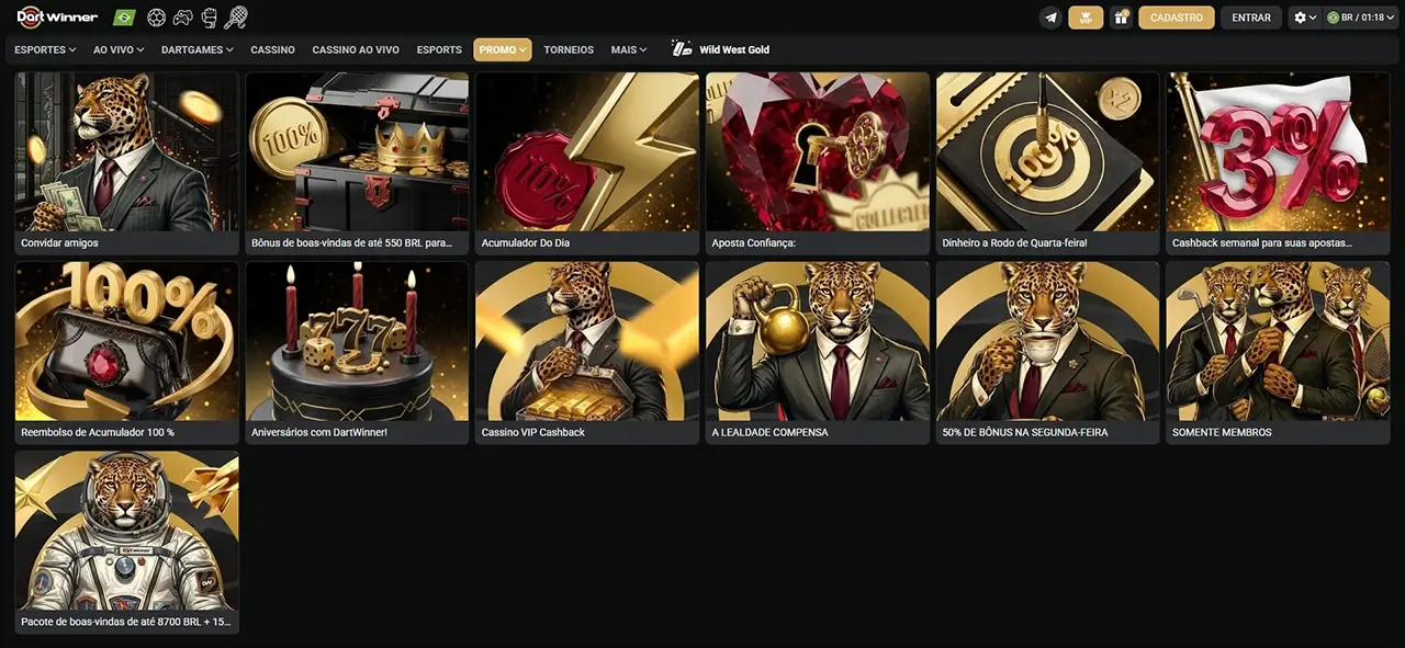 DartWinner Cassino Promos