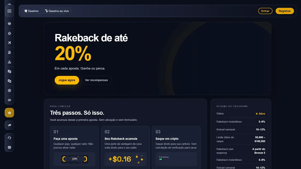 SpinCrypto Cassino Programa de Fidelidade SpinCrypto Cassino Programa de Fidelidade