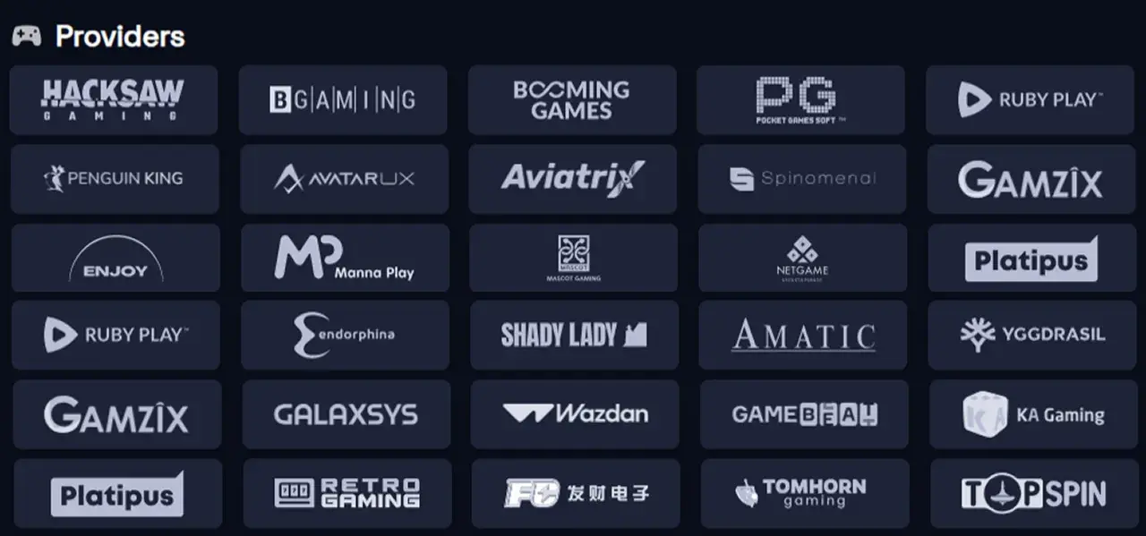 SpinCrypto Cassino Provedores SpinCrypto Cassino Provedores